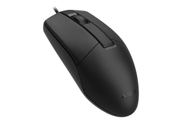 A4 Tech OP-330S USB siyah sessiz V-Track mouse - Resim 2