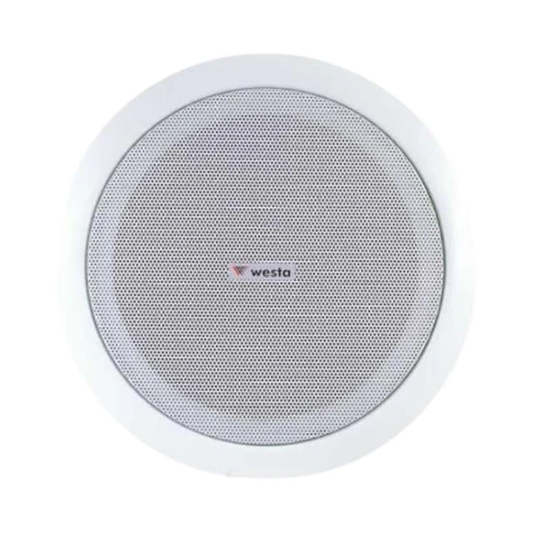 Westa Ws-1013T 13 Cm 6 Watt 8 Ohm 5 Beyaz Trafolu Alçıpan Hoparlör - 1