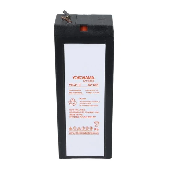 Yokohama YH-41.0 4 Volt - 1 Amper Akü (34X64x21 Mm) - Resim 3