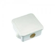 Beyaz Kare Buat Kutusu – Duvar İçi Kablo Bağlantı Kutusu, 80x80 mm PVC - 2