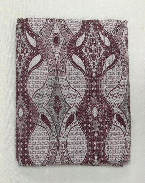 Mandaş 4m2 Lastiksiz Halı Örtüsü Savan (160x230)-Bordo v3