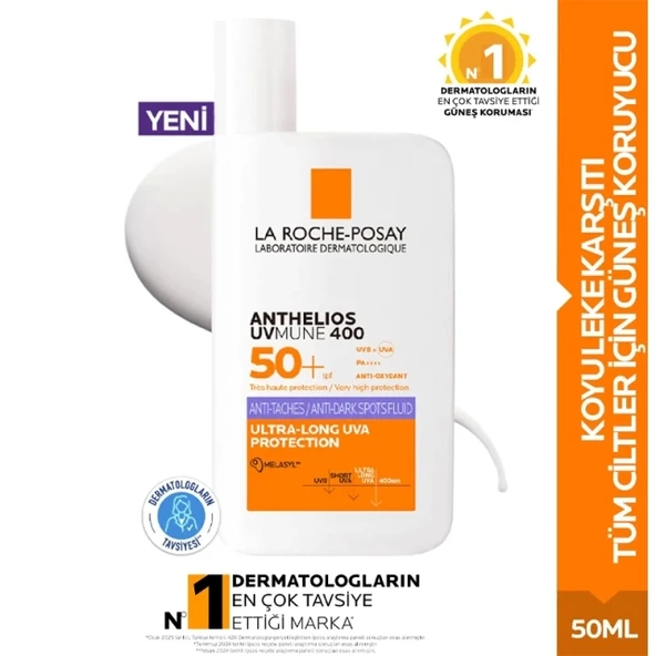 La Roche Posay Anthelios Uvmune Anti Dark Spots Fluid - Leke Karşıtı Güneş Kremi 50ml - 2