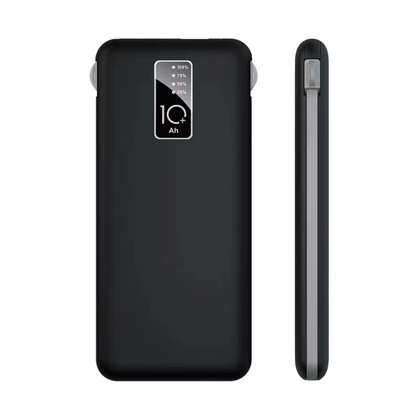 Samsung Galaxy Z Flip uyumlu Powerbank Hızlı Şarj Led Göstergeli Powerbank 10000mAh - PW-05 - 6