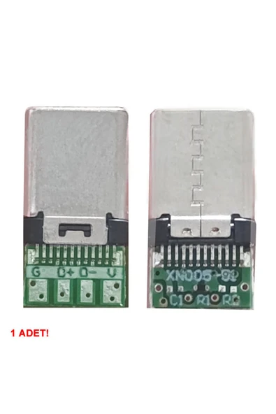 Erkek Type C to Dip Soket 4 Pin USB 3.1 Smd Lehimlenebilir Padler Konnektör Telefon Şarj Board Usb K - Resim 3