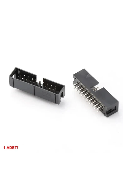2x10 Pin Erkek Box Header Çift Sıra 180 Derece 2.54mm PCB Montaj Konnektör IDC Soket Breadboard Pcb - Resim 7