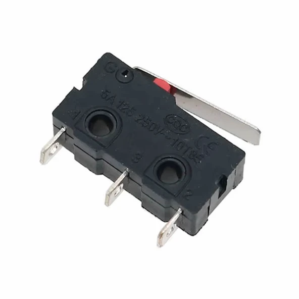 KW11-3Z-B Micro Switch Anahtar 16mm Kol 5A 250V Kollu NO NC COM SPDT Sınırlayıcı Momentary Buton - Resim 8