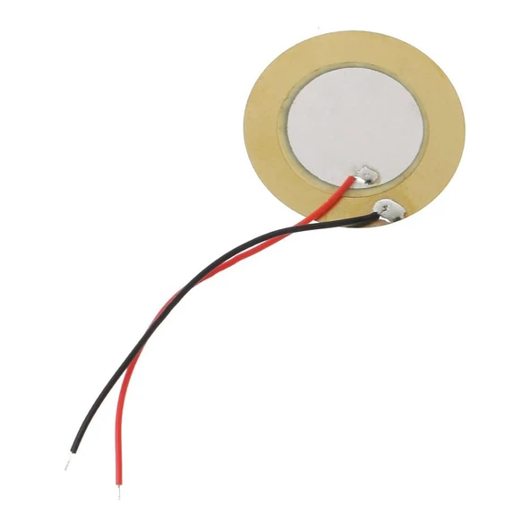 27mm Piezo Disk 5cm Kablolu Ses Üretici Oyuncak Alarm Acil Tehlike Uyarı Kapı Zil Oyun Kısa Devre Bu ürün görseli