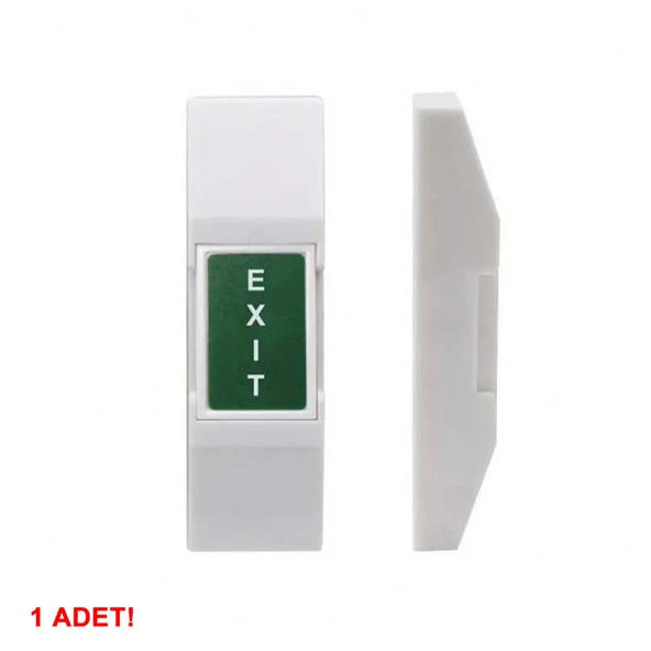 Çıkış Exit Buton Push Tip COM NO NC Kapı Alarm Acil Durum Anahtar Düğme Emergency Plastik Kutu - Resim 7