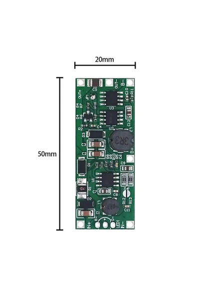 DC 12V Ups Modül 18650 3.7V Lion Pil Kesintisiz Acil Durum Güç Kaynağı Akü Otomatik Seçim Yük Kapanm - 4