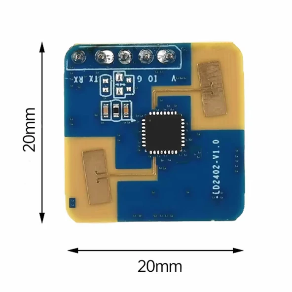 24GHz HLK-LD2402 İnsan Varlık Sensörü Milimetre Radar Dalga Algılayıcı Kablosuz Akıllı Ev Alarm Dede - Resim 4