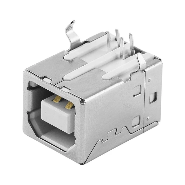 Usb Type B Dişi Soket USB 2.0 4 Pin Lehimlenebilir Elektronik Cihaz Usb Port Adaptör Konnektör - Resim 8