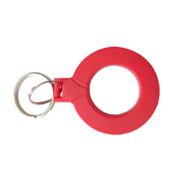 13.56Mhz RFID Halka Tip Tag Kırmızı  Nfc Etiket Anahtarlık Manyetik Proximity Kart Kapı Geçiş Perso - Resim 6