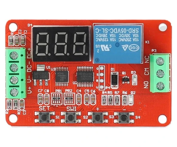 DVB01 DC12V Modül Voltmetre Şarj Deşarj Koruma Voltaj Aralık Karşılaştırıcı 220V 6A Röle Kontrol ürün görseli
