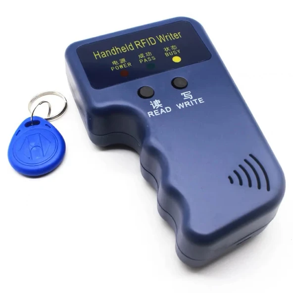 125Khz El Tip Okuyucu Yazıcı Kopyalayıcı 5 Adet ID Değişebilir 125khz Anahtarlık Manyetik Kart - 8