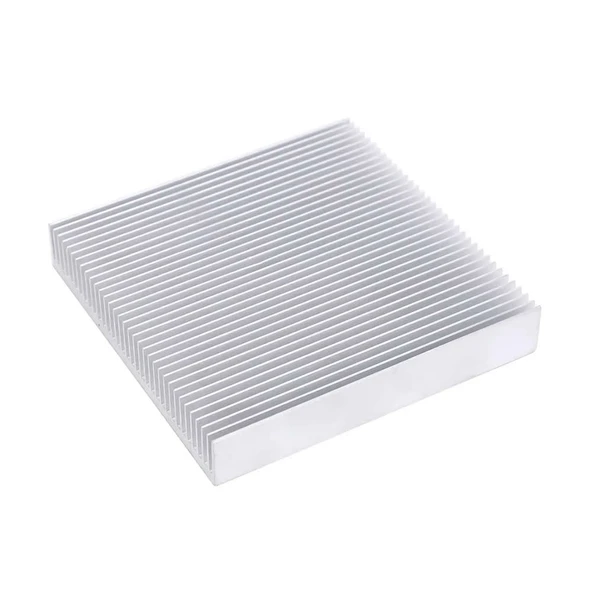 9cm x 9cm x 1.5cm Alüminyum Metal Soğutucu Blok Radyatör Amfi Led Entegre Transistor Vga Ram CPU - Resim 6