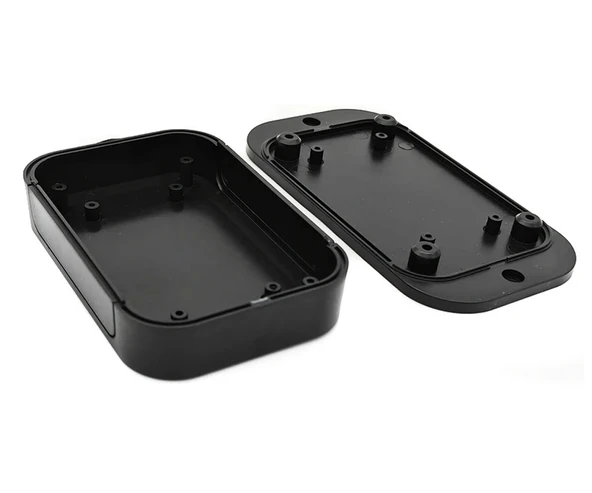 AK-W-67 100x67x22mm Plastik Kutu Siyah Renk Duvar Montaj Tip Elektronik Devre Cihaz Ev Otomasyon - Resim 2