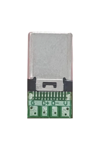 Erkek Type C to Dip Soket 4 Pin USB 3.1 Smd Lehimlenebilir Padler Konnektör Telefon Şarj Board Usb K - Resim 7
