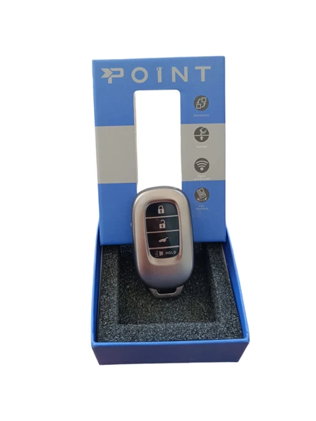 Honda Fe1 Civic 2022 Anahtar Uyumlu Silikon Oto Anahtar Kumanda Kabı Kılıf Füme - 3