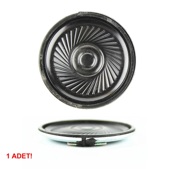 İnce 4cm 50 Ohm 3W Hoparlör Yuvarlak Speaker 40mm 3 Watt Ses Müzik Amfi Ses Oluşturucu Yüksek Kalite ürün görseli