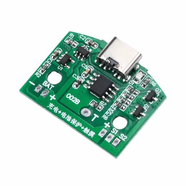 Type C Usb Masa Lamba Dokunmatik Led Dimmer Gece Lambası 3.7V Lion Lityum Pil Şarj 8W Parlaklık Kont - Resim 7