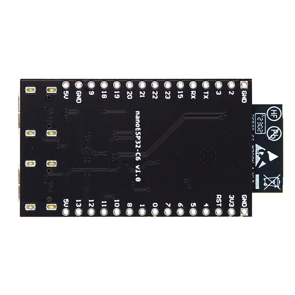 ESP32-C6 DevKit Wifi 6 ve Bluetooth 5 Modül Geliştirme Kartı ESP32-C6-WROOM-1 32 Bit 160Mhz 8 Mbyte - Resim 2