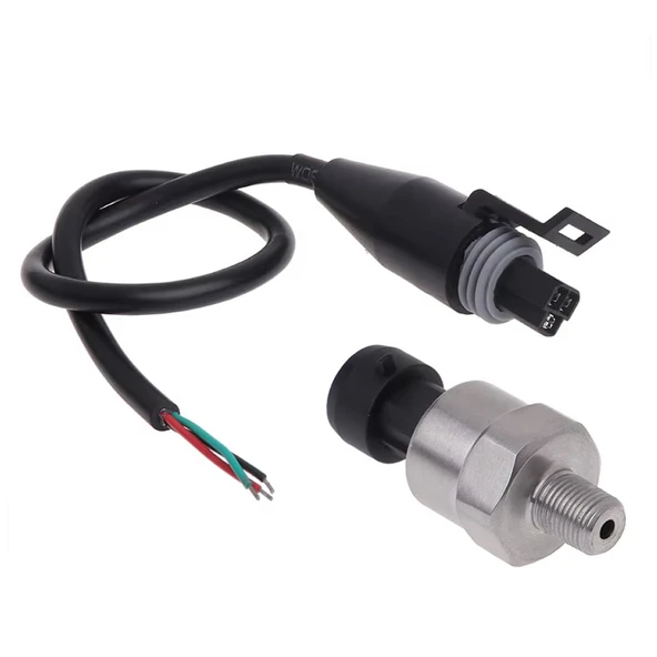 500psi Basınç Sensörü 1/8" NPT Diş Paslanmaz Çelik Yağ Gaz Su Yakıt Tank Depo Lastik Hava Atmosfer - Resim 2
