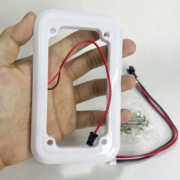 Jeton Kanalı Rgb Led Frame Oyun Coin Kanal Ön Montajlı Renkli Işıklı Dekoratif Gösterge Arcade Makin - 3