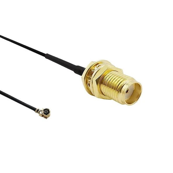20cm Sma Dişi Ipex4 Mhf4 Rf Bağlantı Kablosu SMA Dişi Soket to Altın Kaplama Konnektör Koaksiyel Kab - Resim 7