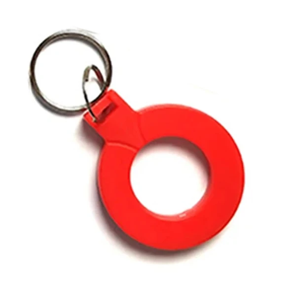 13.56Mhz RFID Halka Tip Tag Kırmızı  Nfc Etiket Anahtarlık Manyetik Proximity Kart Kapı Geçiş Perso - Resim 2