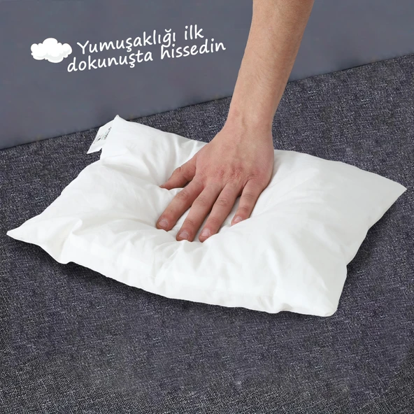 Huggy %100 Yeni Zelanda Kuzu Yünü 30x40 cm Bebek Yastığı - 4