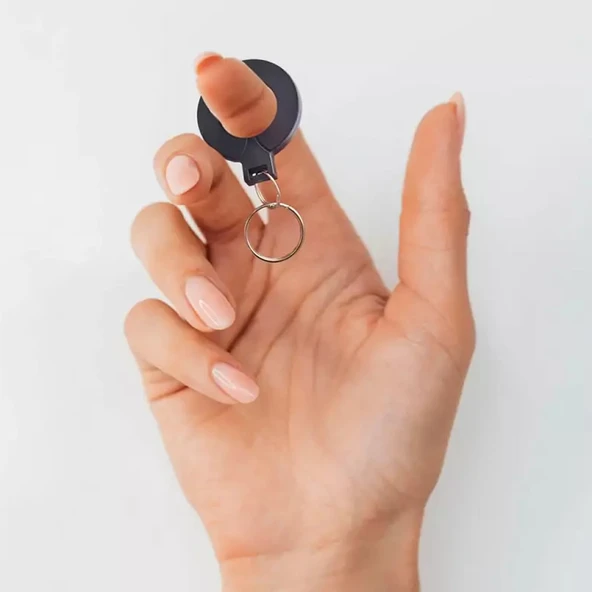 13.56Mhz RFID Halka Tip Tag Siyah Nfc UID Kimlik No Değiştirilebilir Etiket Anahtarlık Manyetik Kart - Resim 3