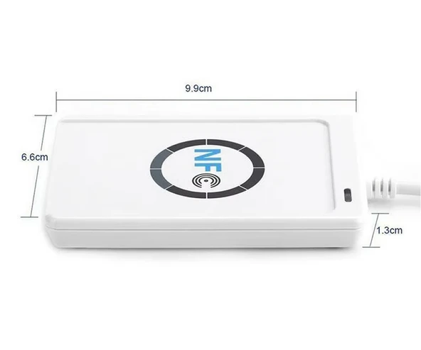 ACR122U 13.56Mhz Rfid Okuyucu Yazıcı Usb Kopyalayıcı Nfc Manyetik Kart Anahtarlık Etiket Okuyucu - Resim 6