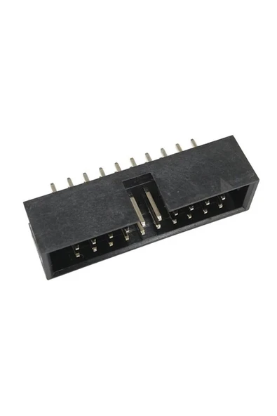 2x10 Pin Erkek Box Header Çift Sıra 180 Derece 2.54mm PCB Montaj Konnektör IDC Soket Breadboard Pcb - Resim 8