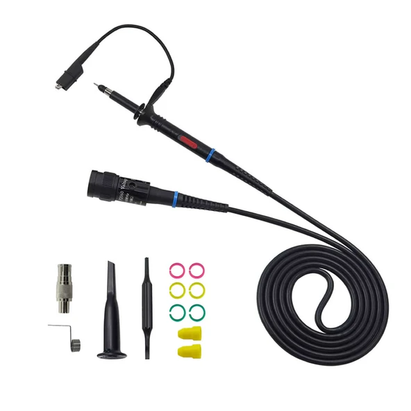 P2200 Osiloskop Probu 200MHz x1 x10 Kazanç Anahtarlı Bnc Soket DC 300 / 600V CATII BNC 1 Metre Kablo - 2
