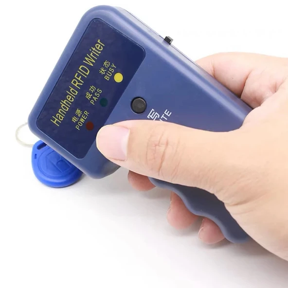125Khz El Tip Okuyucu Yazıcı Kopyalayıcı 5 Adet ID Değişebilir 125khz Anahtarlık Manyetik Kart - 4