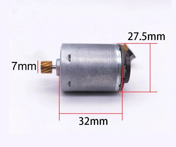 RP360-ST/15260 Dc Motor Robot Süpürge DC 12V DIY RC Oyuncak Model Araba Bot Helikopter Vakum Fan Ele - 4