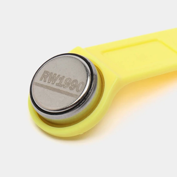 RW1990A İbutton Tag ID Değiştirilebilir Asansör Anahtar Güvenlik Akbil Personel Takip Kapı Giriş - Resim 3