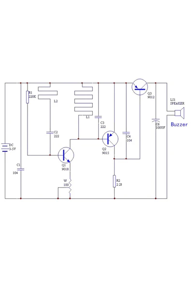 Metal Sensör Diy Kit Dedektör Elektronik Lehimleme Eğitim Devresi DC 5V Temassız Algılayıcı Oyun - Resim 5