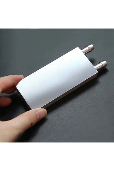 4x12cm Sıvı Su Soğutucu Alüminyum Blok Bilgisayar Cpu Grafik Gpu Anakart Xbox Lazer Kafa Soğutma - Resim 2