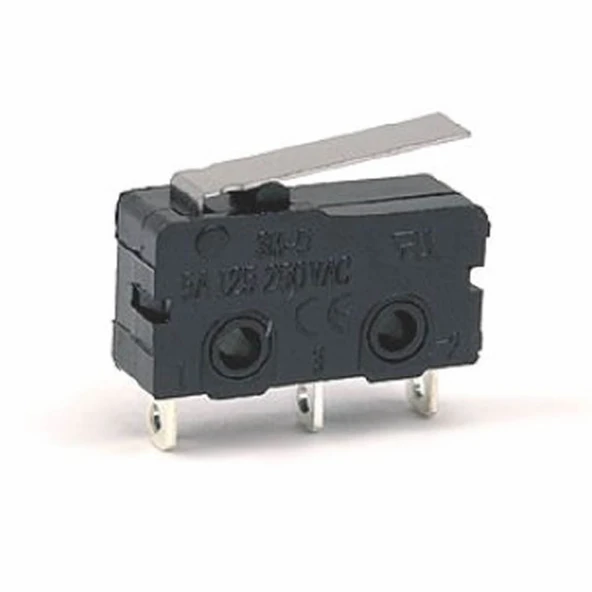 KW11-3Z-B Micro Switch Anahtar 16mm Kol 5A 250V Kollu NO NC COM SPDT Sınırlayıcı Momentary Buton - Resim 7