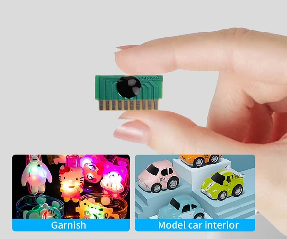 6 Led Flash Sürücü Modül Sıralı Kayan Yürüyen Flash Işık Lamba 3V/4.5V Oyuncak Araba Dekorasyon Diy - Resim 5