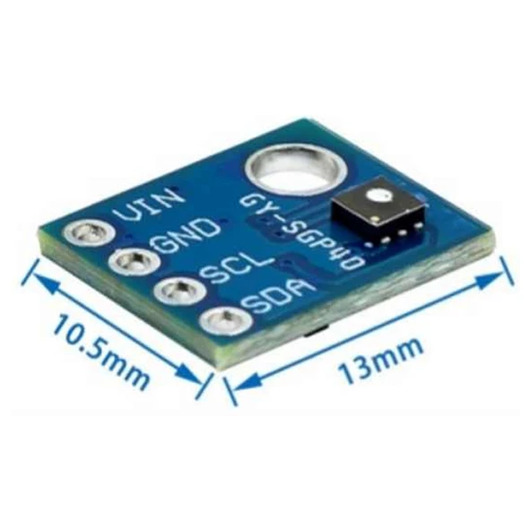 SGP40 Hava Kalitesi Gaz Sensörü Etanol ve Uçucu Gaz Algılayıcı VOC Hava Temizleyici Davlumbaz Haval - Resim 3