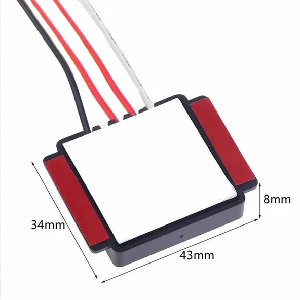 Ayna Dokunmatik Led Anahtar Dimmer DC 12V 3A 36W Açma Kapama Akıllı Ev Aydınlatma Banyo Dekoratif - 3