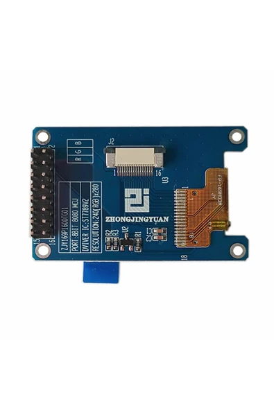1.69 inç Lcd Tft Modül Yuvarlak Köşe ST7789V2 16 Pin SPI 8080 Paralel 240x280 Piksel Akıllı Saat - 8