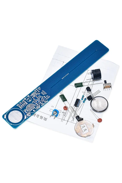 Metal Sensör Diy Kit Dedektör Elektronik Lehimleme Eğitim Devresi DC 5V Temassız Algılayıcı Oyun - Resim 6