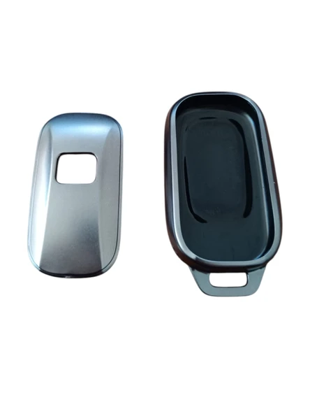 Honda Fe1 Civic 2022 Anahtar Uyumlu Silikon Oto Anahtar Kumanda Kabı Kılıf Füme - 2