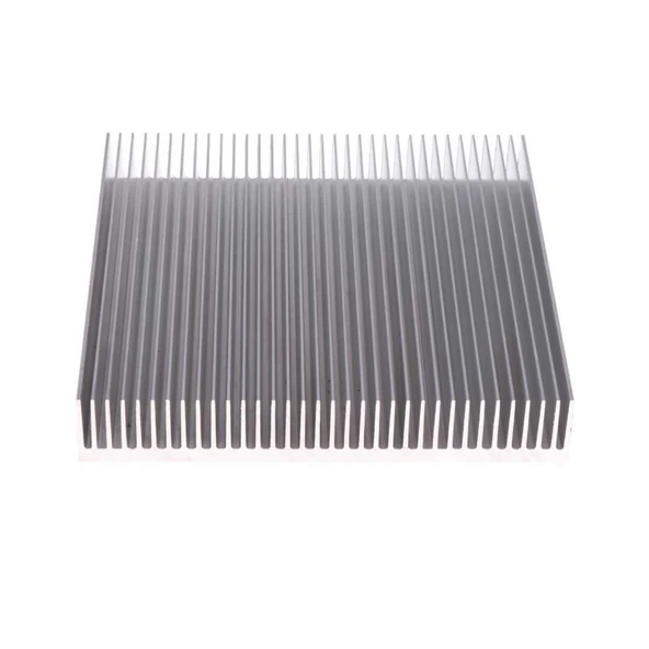 9cm x 9cm x 1.5cm Alüminyum Metal Soğutucu Blok Radyatör Amfi Led Entegre Transistor Vga Ram CPU - Resim 2