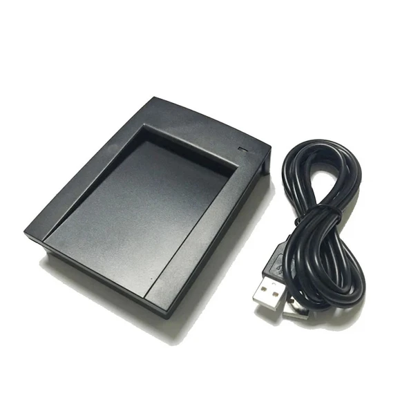 R10D 125Khz Usb Rfid Okuyucu Em4100 TK4100 SMC4001 RFID Manyetik Kart Anahtarlık Etiket Personel Tak - Resim 4