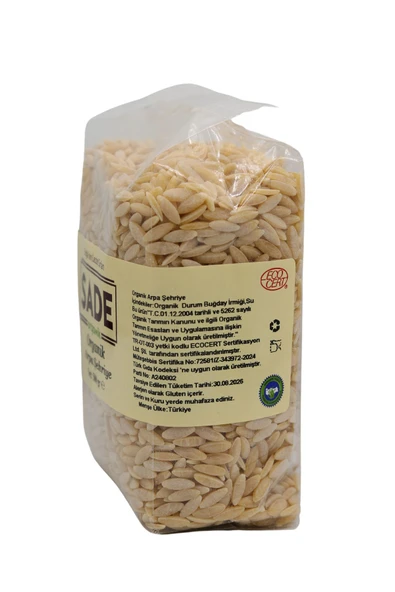 Sade Organik SADE ORGANİK ARPA ŞEHRİYE 500 GR 2'li PAKET - 3