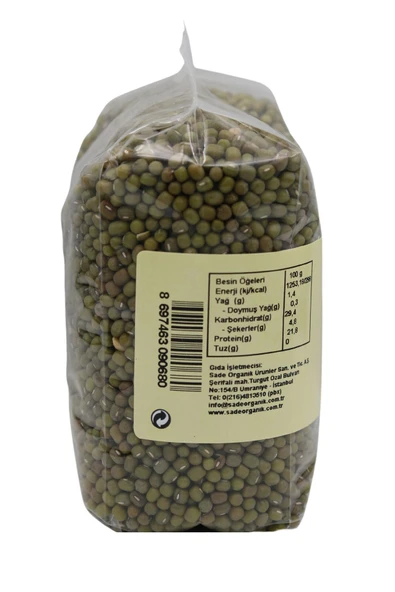 Sade Organik Sade Gurme Maş Fasulye 500 gr 5'li Paket - 2